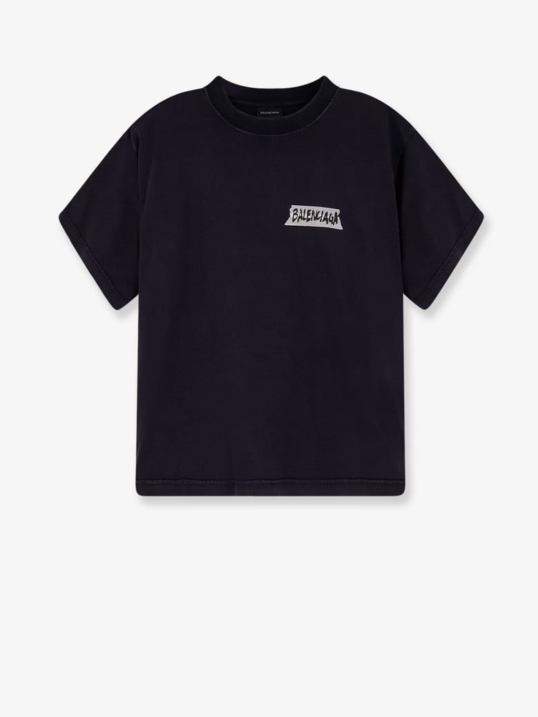 used effect cotton t-shirt by Selfnex