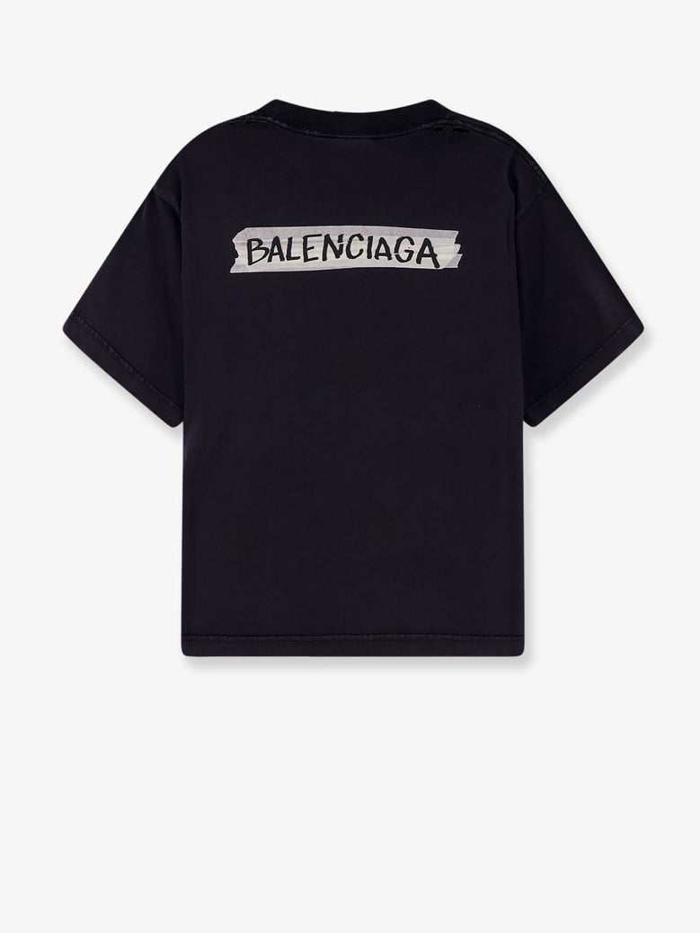 used effect cotton t-shirt by Selfnex