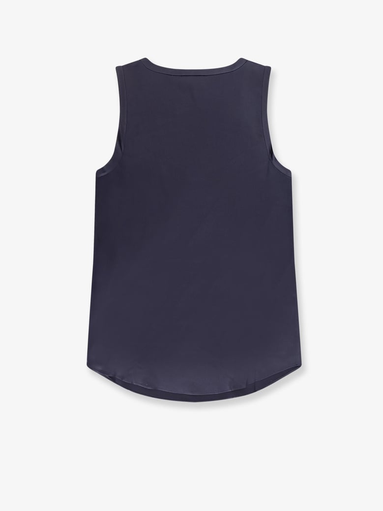 stretch silk tank top by Selfnex