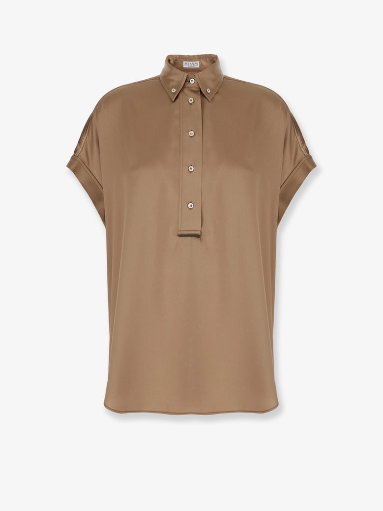 silk blend shirt by Selfnex