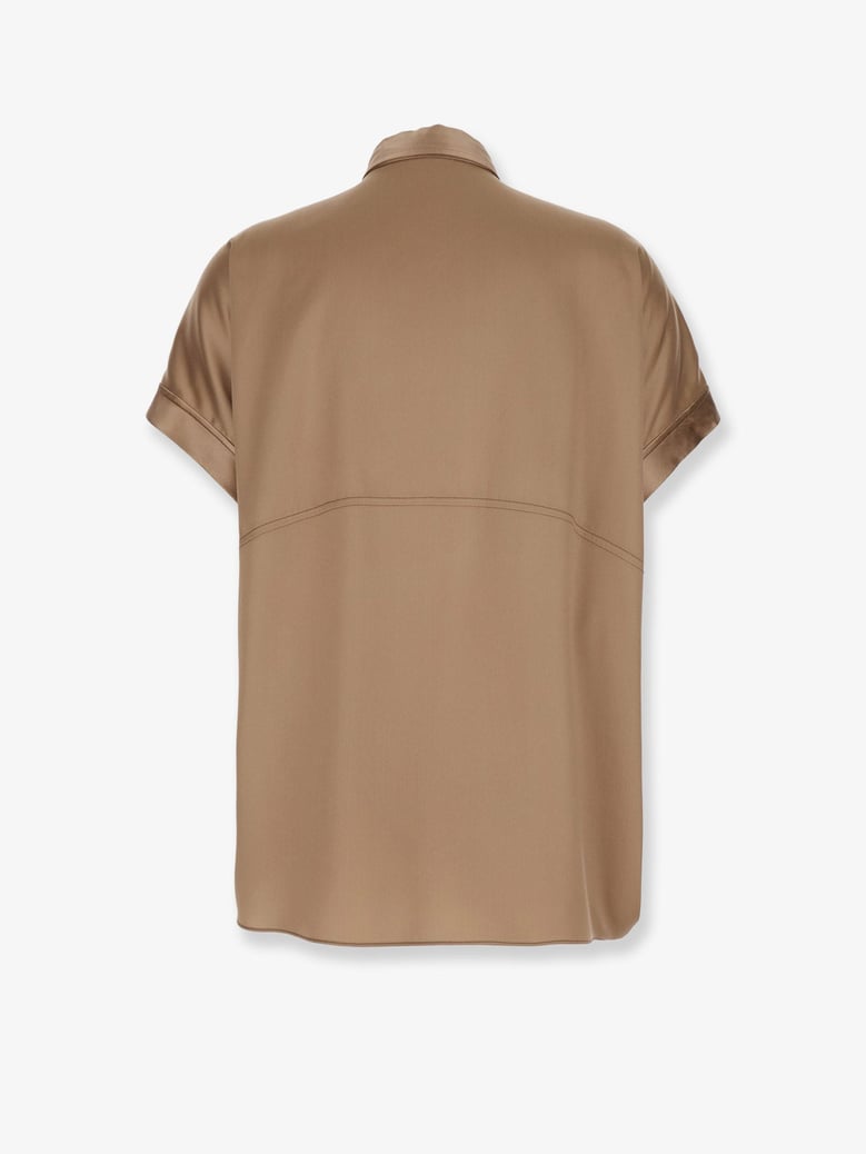 silk blend shirt by Selfnex