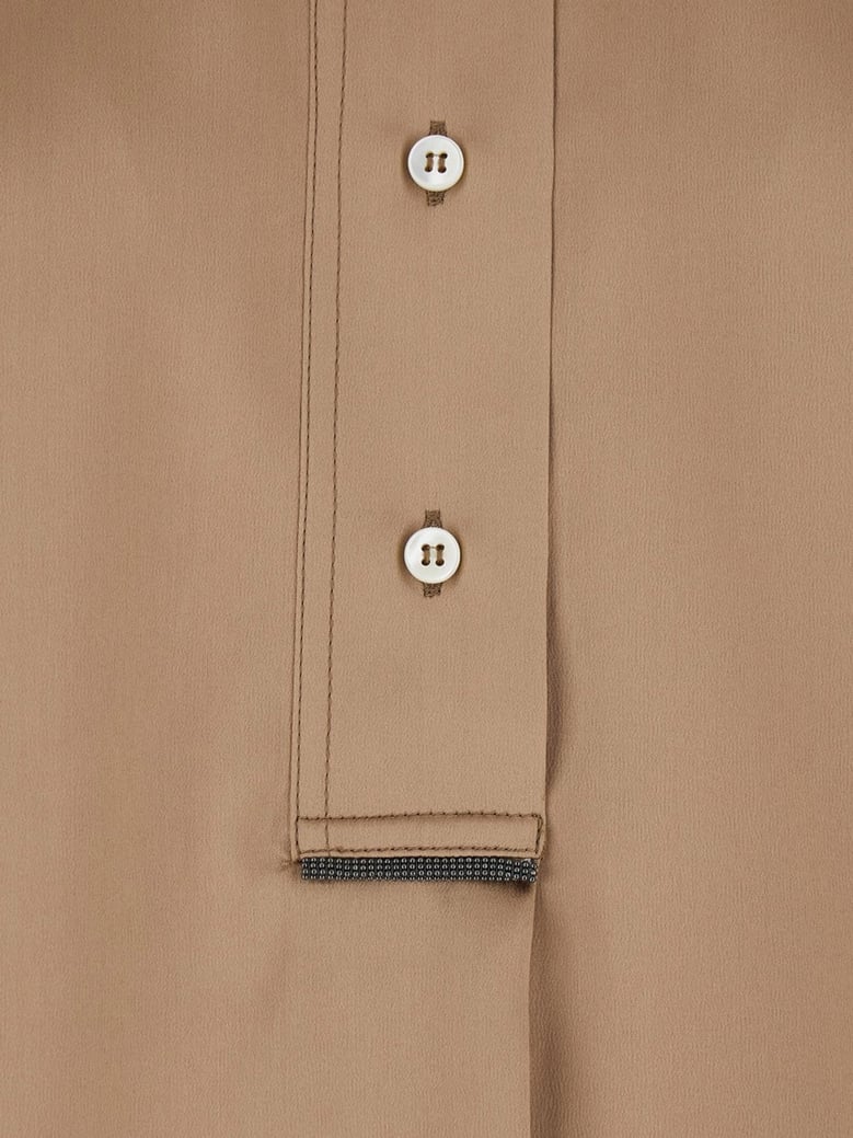 silk blend shirt by Selfnex