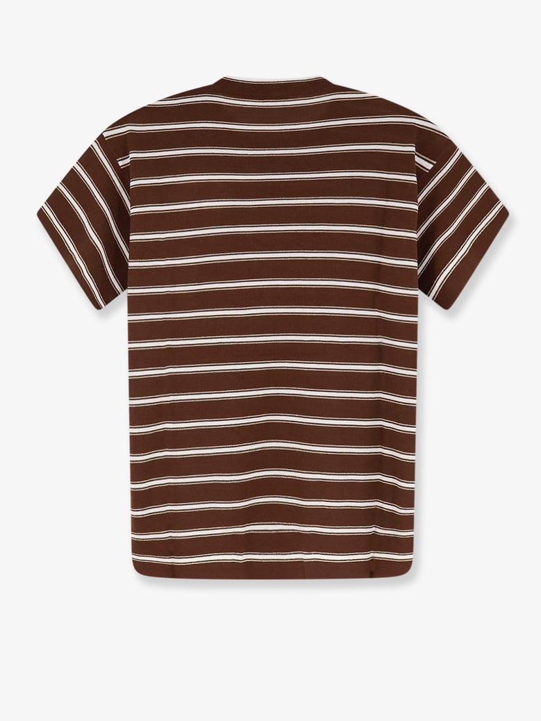 t-shirt virgin wool-cashmere brown by Selfnex