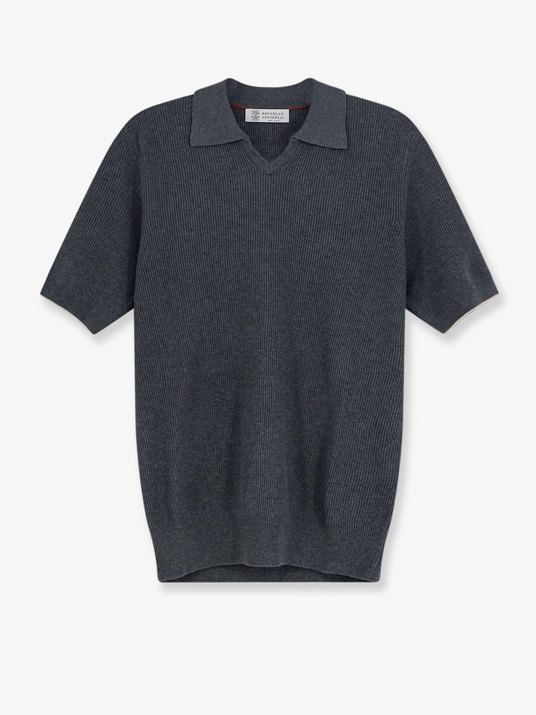 polo shirt cotton grey by Selfnex