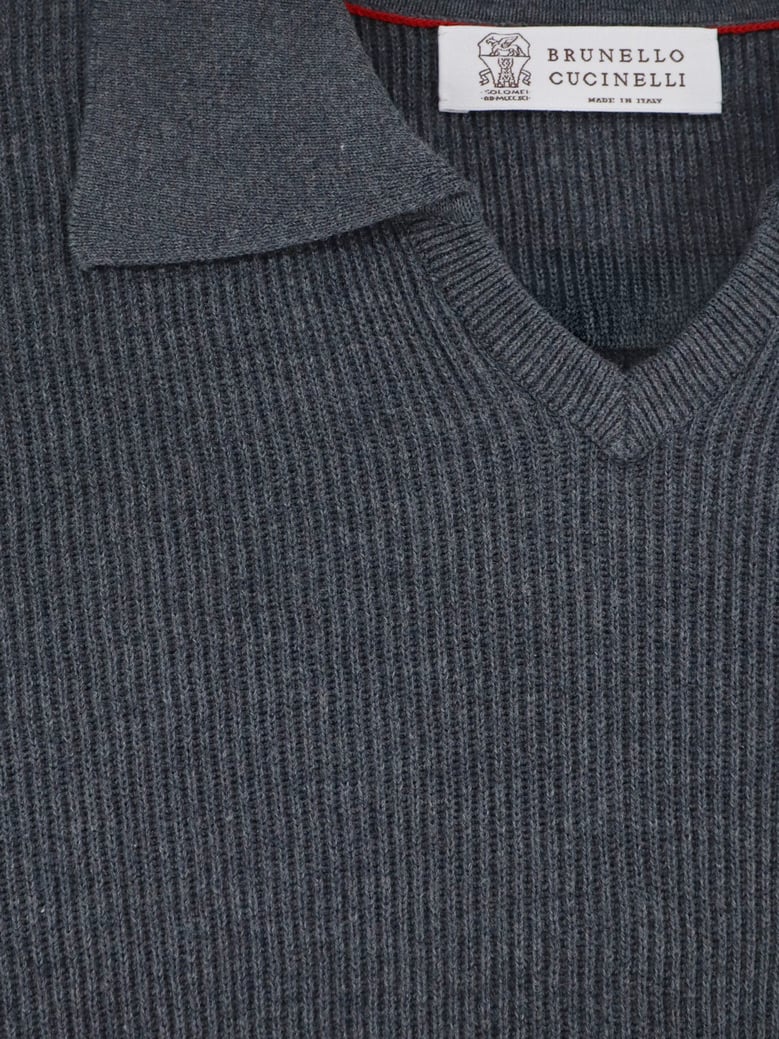 polo shirt cotton grey by Selfnex