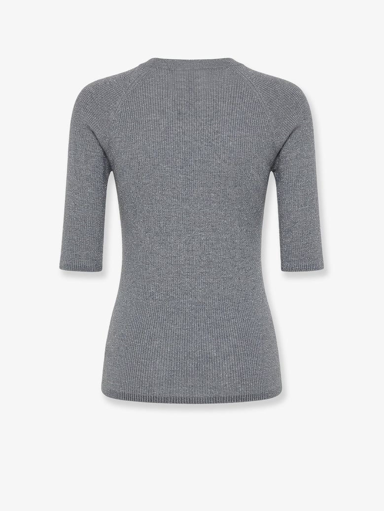 sweater cashmere blend lurex grey by Selfnex