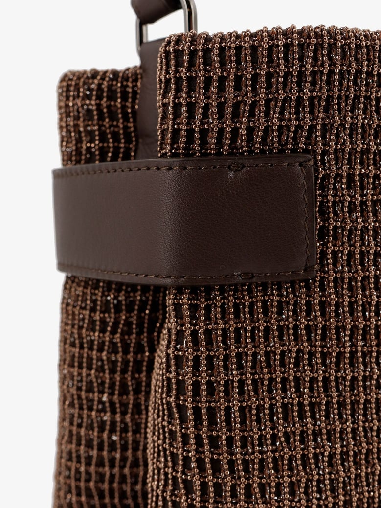crossbody bag essence brown leather by Selfnex
