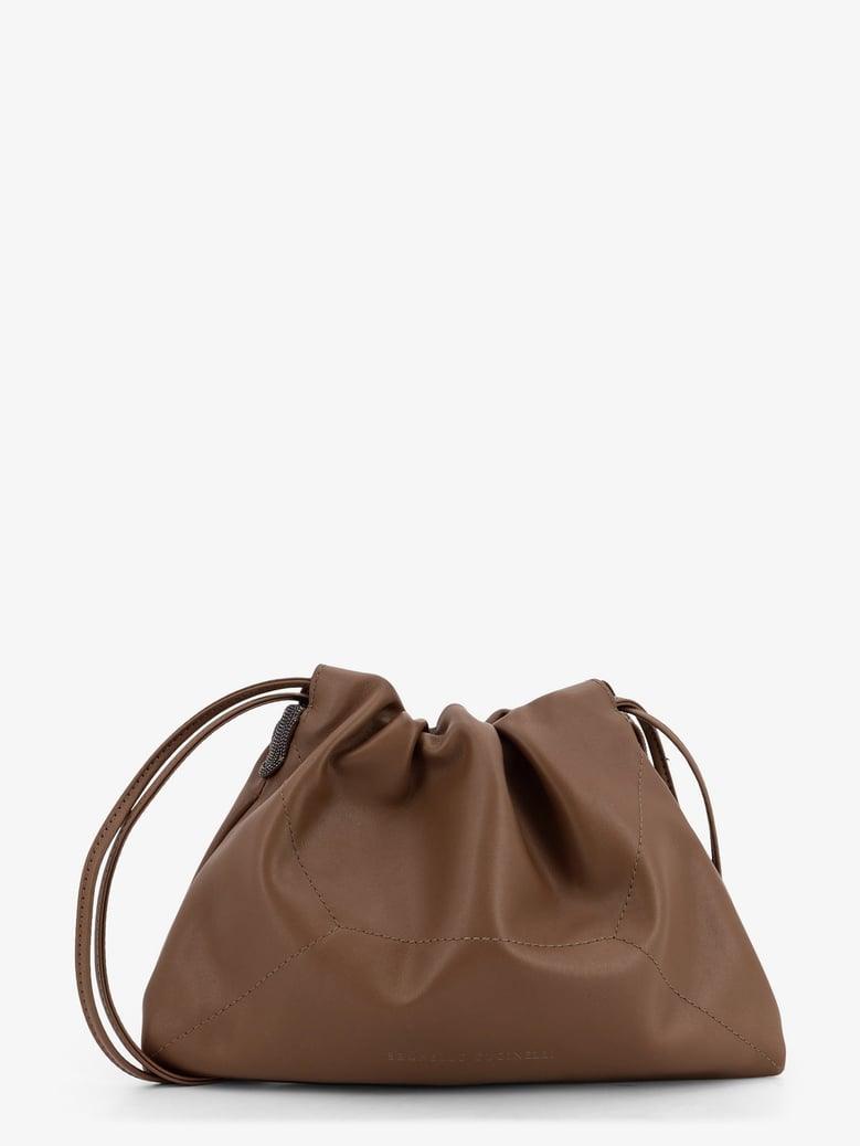 duo leather shoulder bag by Selfnex