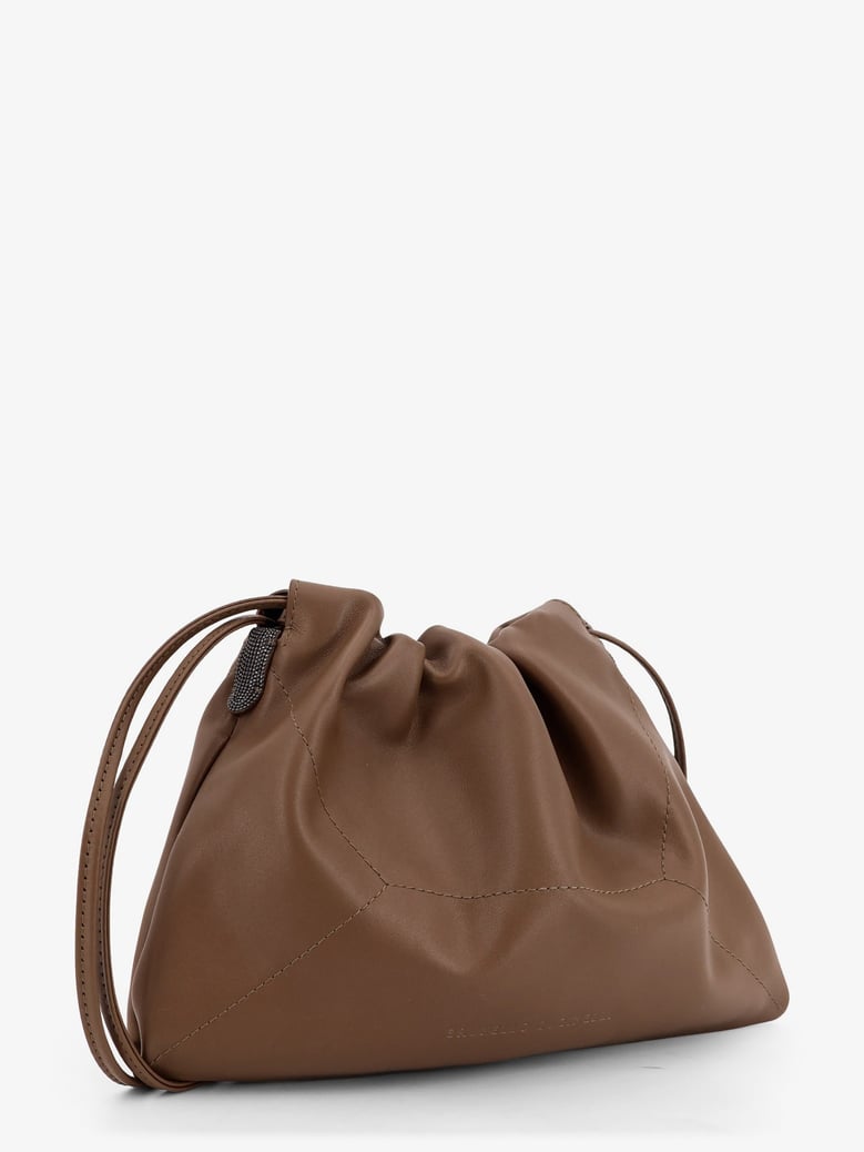 duo leather shoulder bag by Selfnex