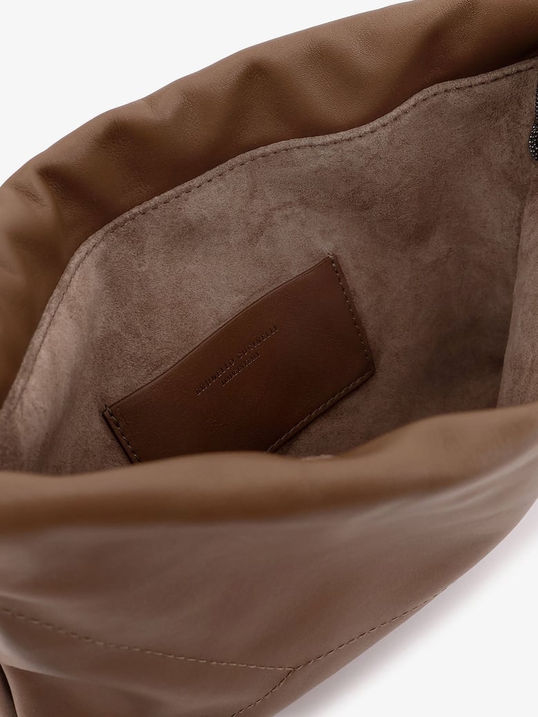 duo leather shoulder bag by Selfnex