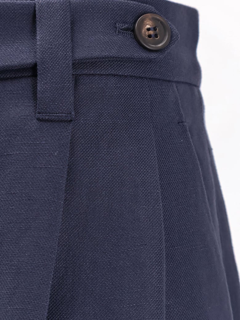 viscose and linen bermuda shorts by Selfnex