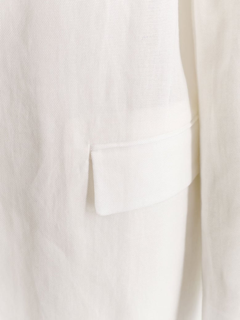 blazer cotton white by Selfnex