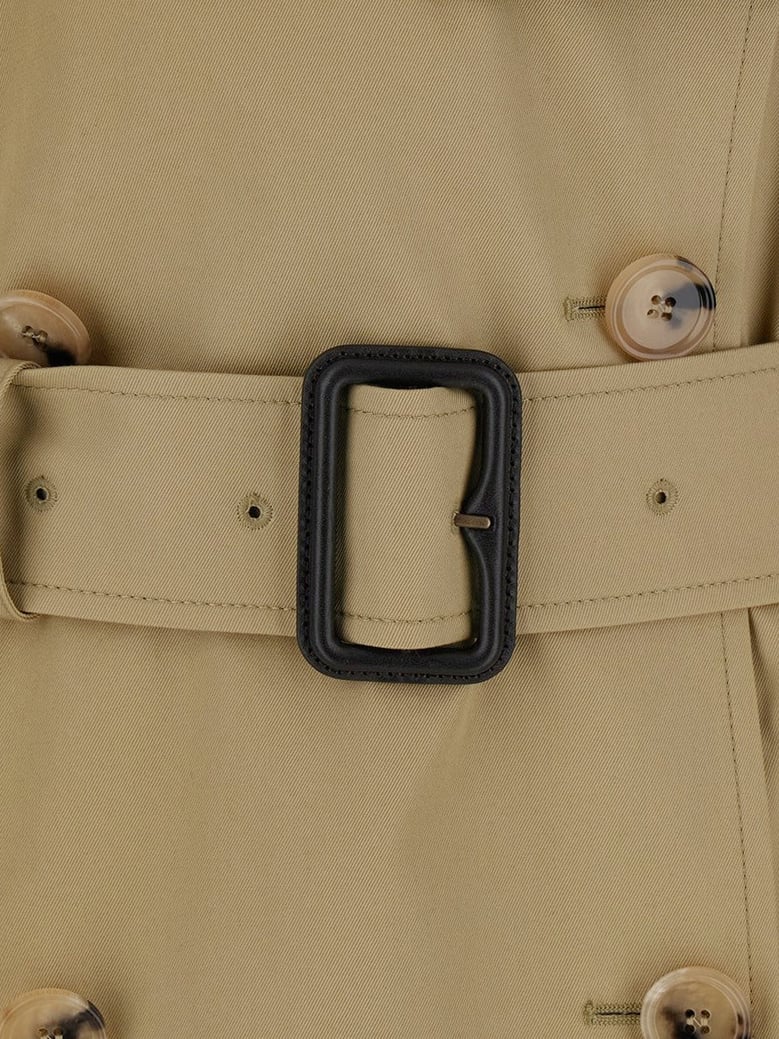 cotton trench coat with belt by Selfnex