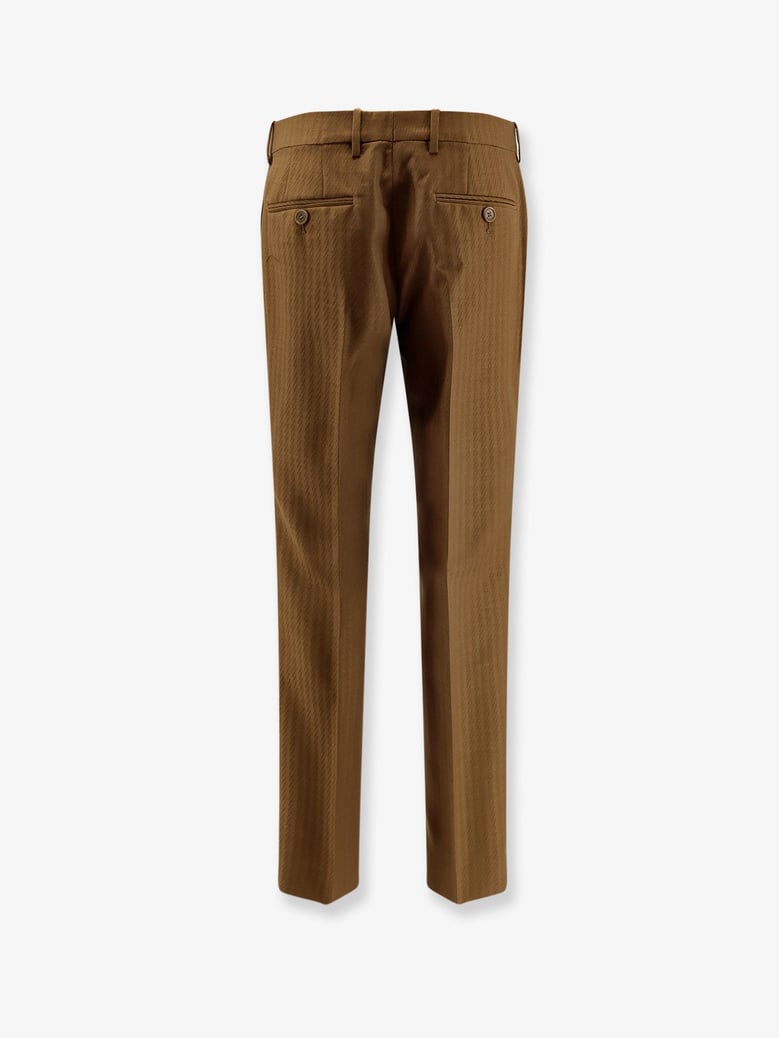 trousers shelley brown wool-mohair by Selfnex