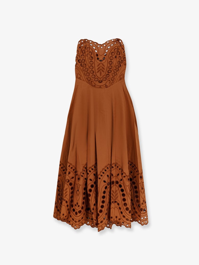 long dress marlin brown by Selfnex