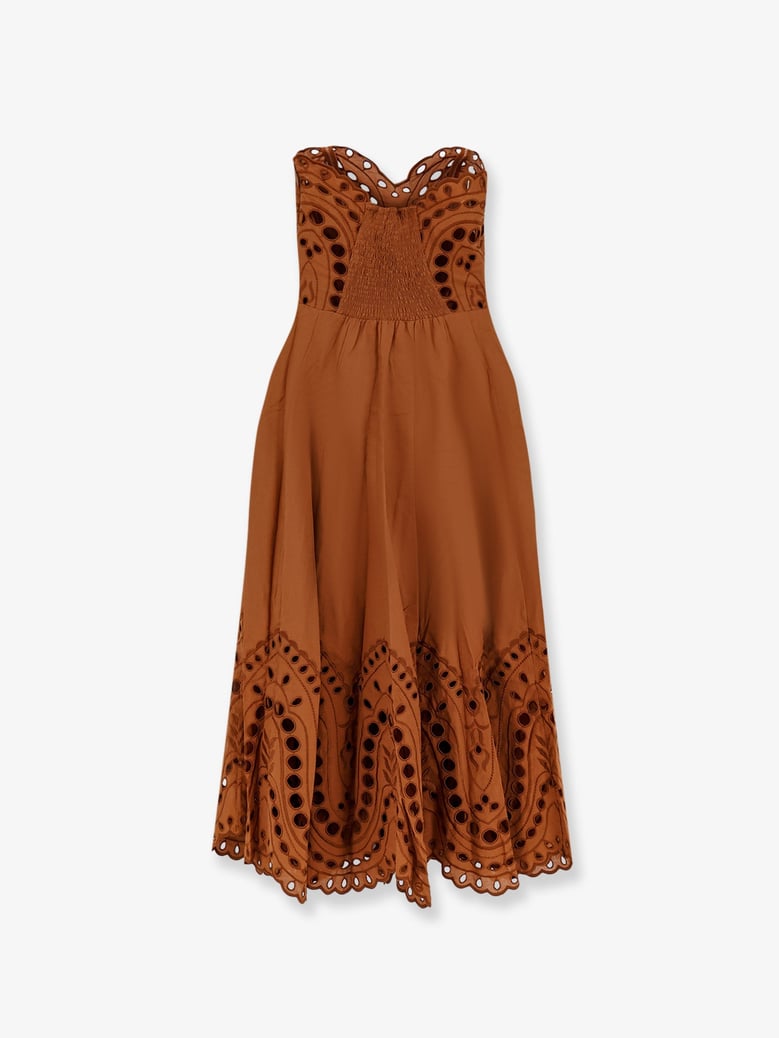 long dress marlin brown by Selfnex