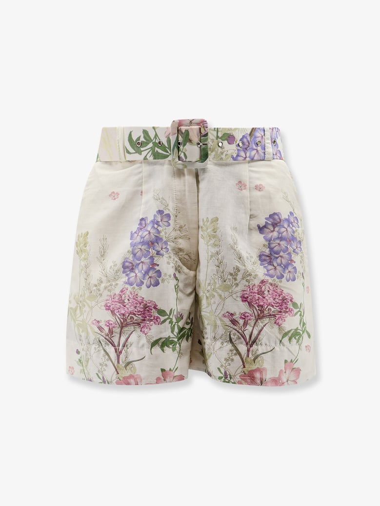 shorts pansy beige cotton-blend by Selfnex