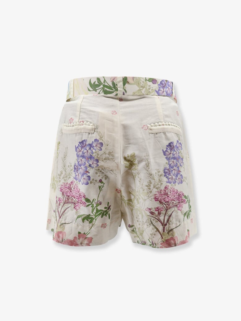 shorts pansy beige cotton-blend by Selfnex