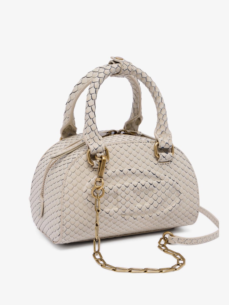 crossbody bag 1dr dome beige leather by Selfnex