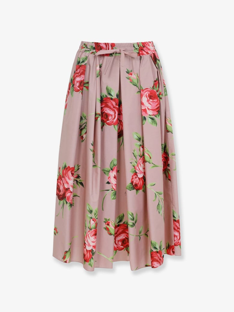 skirt pink cotton by Selfnex