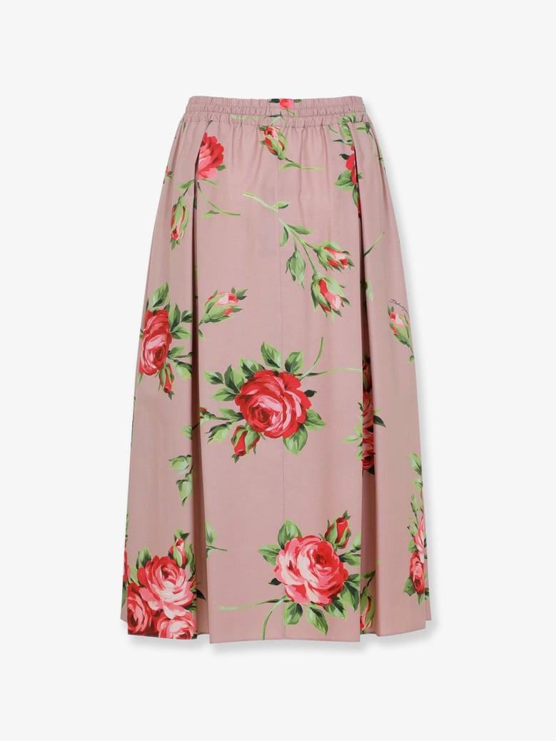 skirt pink cotton by Selfnex