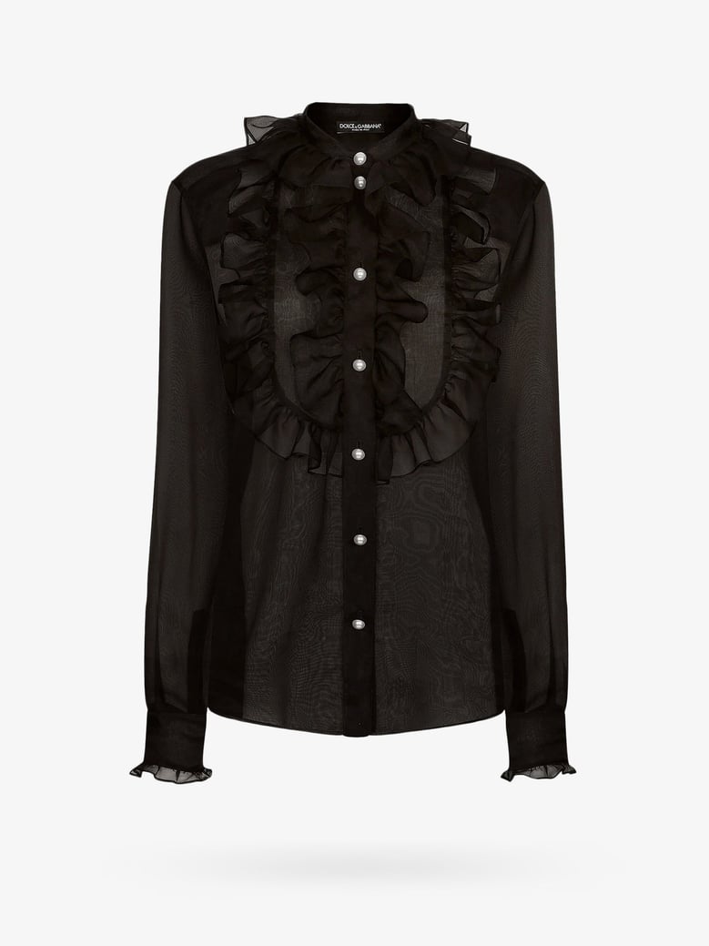 organza shirt black by Selfnex