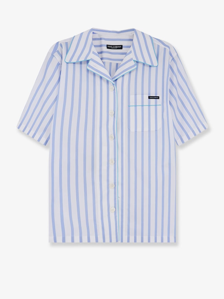 pyjama shirt cotton-silk blue by Selfnex