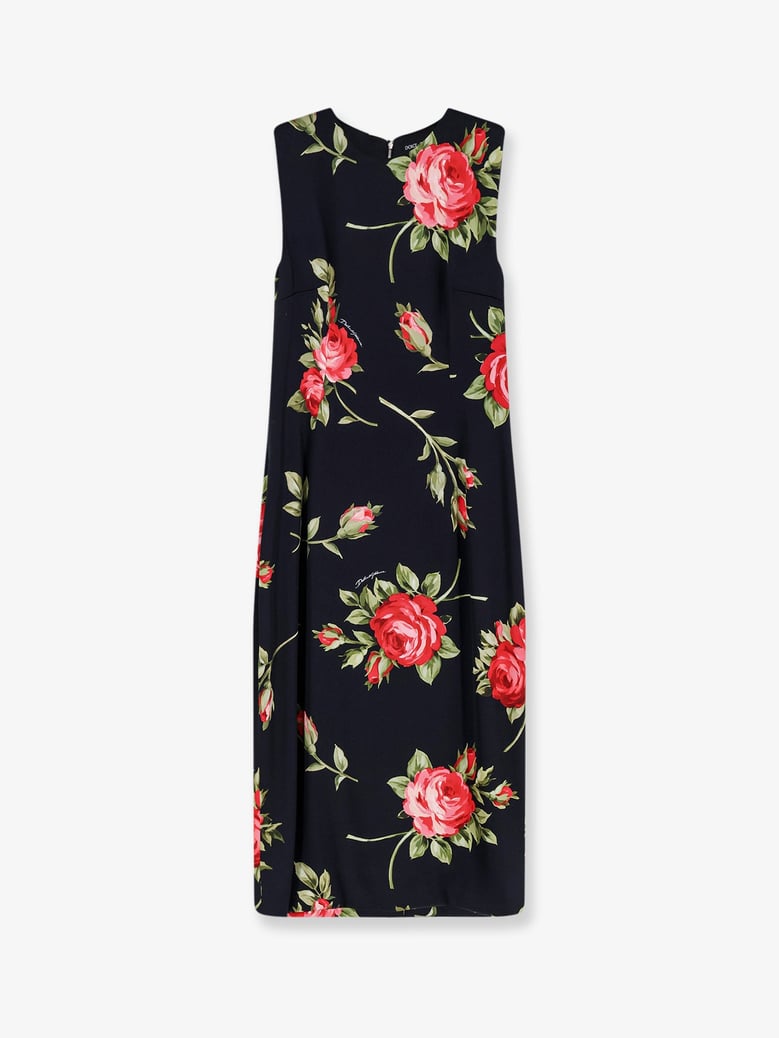 viscose dress with iconic print by Selfnex