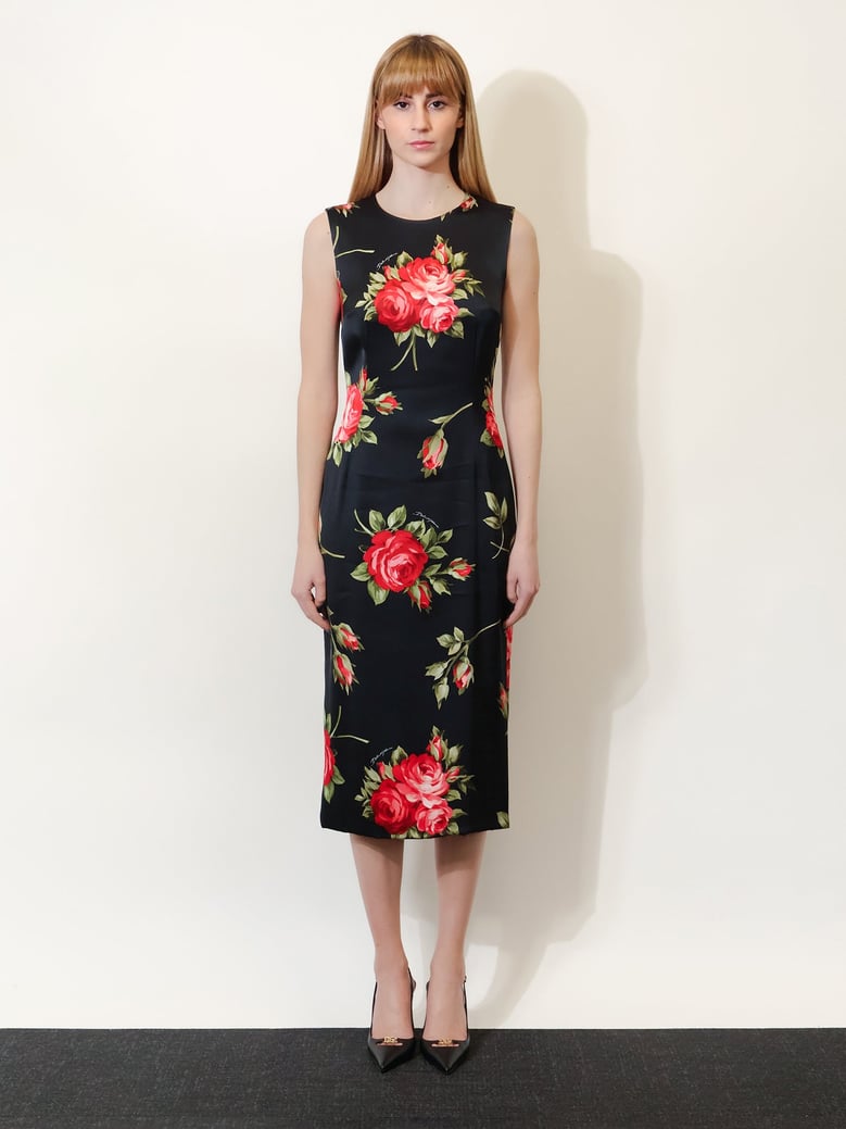 viscose dress with iconic print by Selfnex