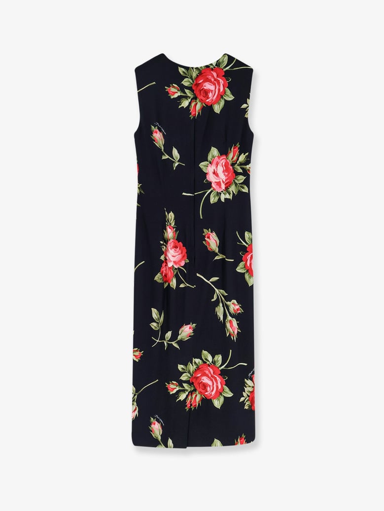 viscose dress with iconic print by Selfnex