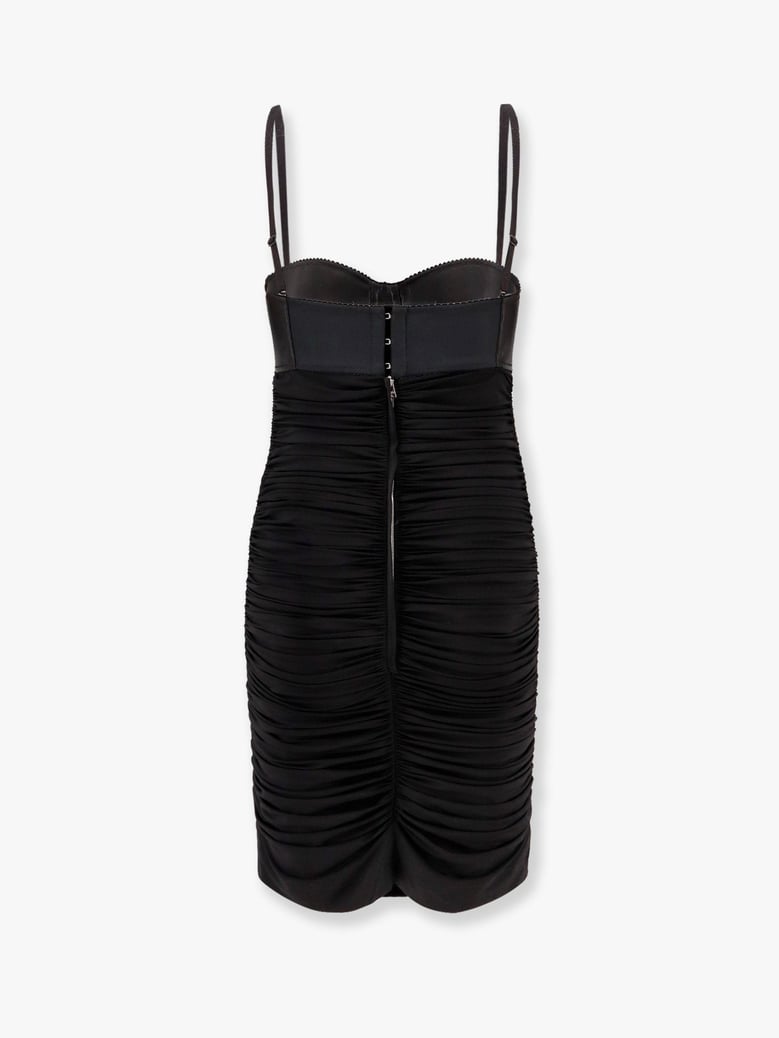 dress with bra detail black by Selfnex