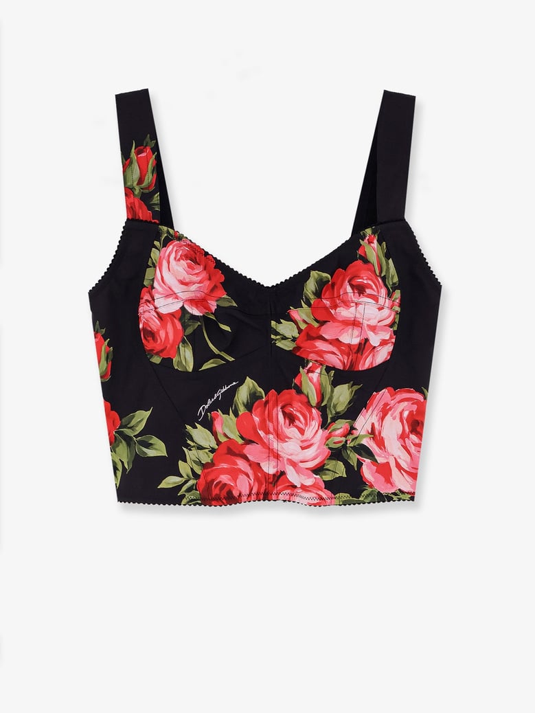 cotton blend bustier top by Selfnex