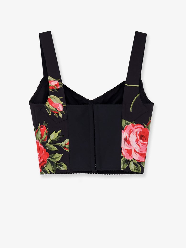 cotton blend bustier top by Selfnex