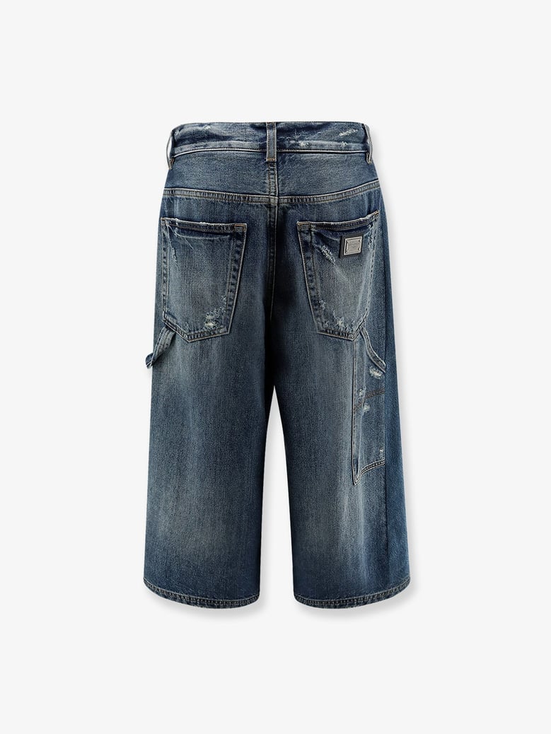 denim bermuda shorts blue by Selfnex