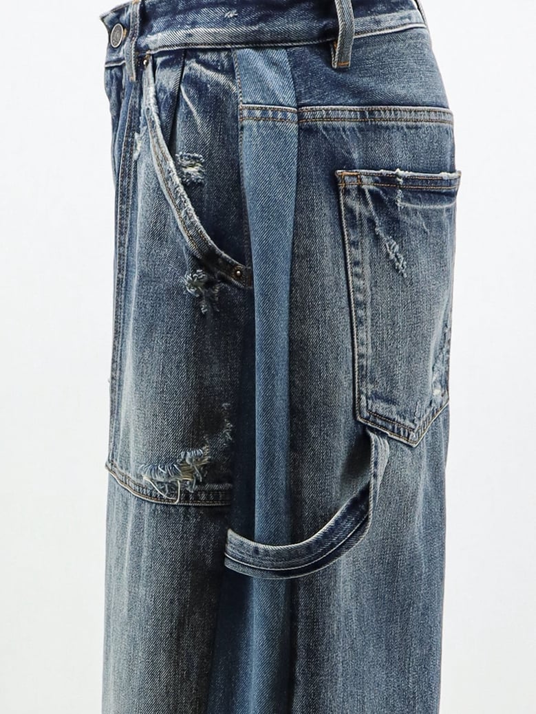 denim bermuda shorts blue by Selfnex