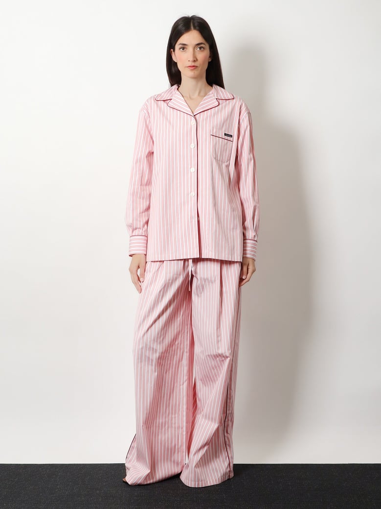 pyjama trousers pink cotton-silk by Selfnex