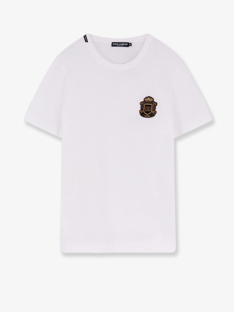 cotton t-shirt with iconic logo patch by Selfnex