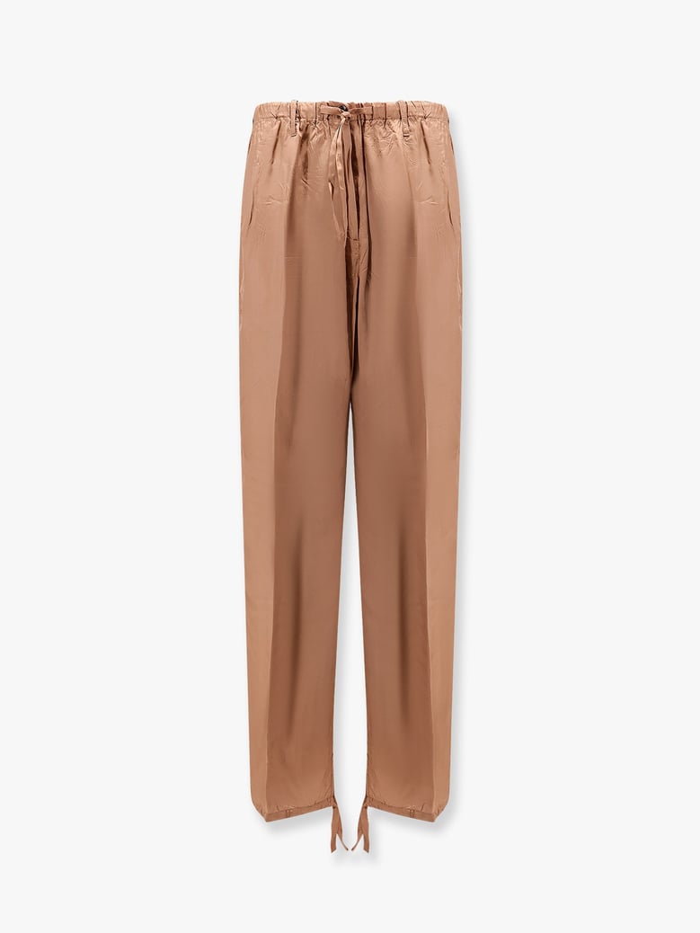 trousers penra brown viscose by Selfnex