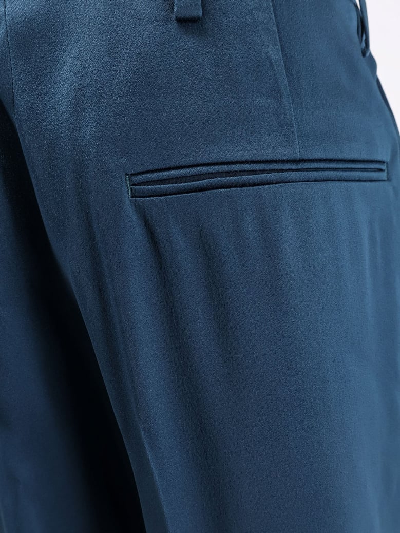 trousers portias satin blue by Selfnex