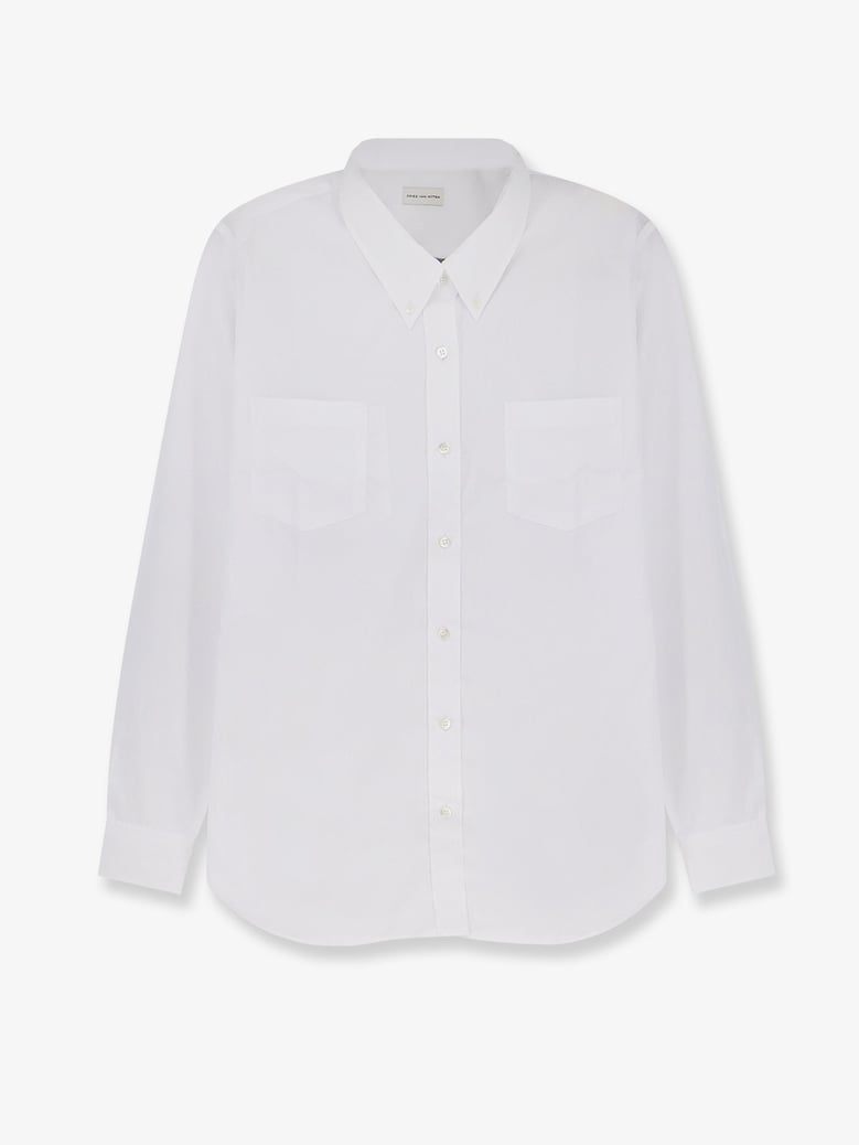 cotton shirt cheers white by Selfnex