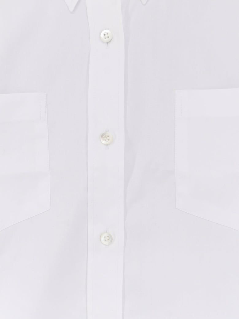 cotton shirt cheers white by Selfnex