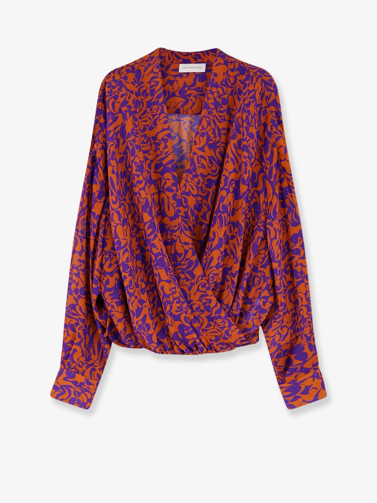 cotton shirt with multicolor print by Selfnex