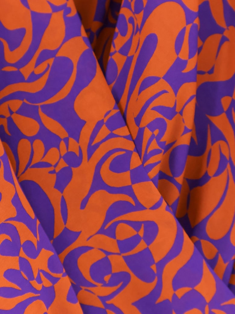 cotton shirt with multicolor print by Selfnex