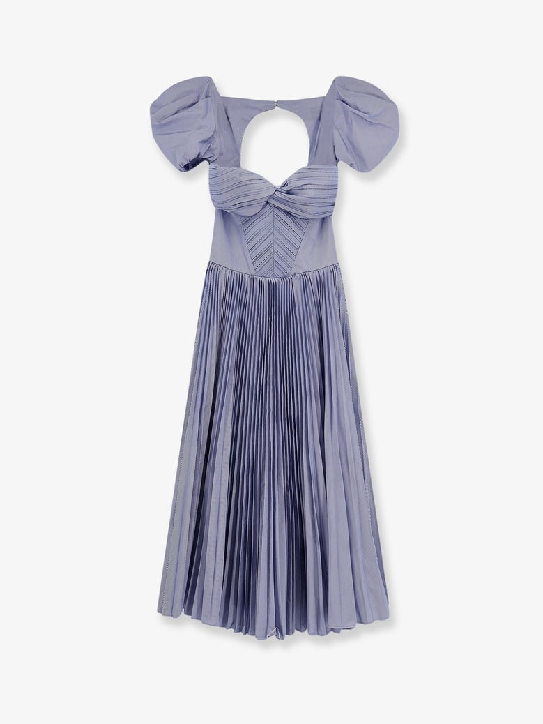 dress pleated blue by Selfnex
