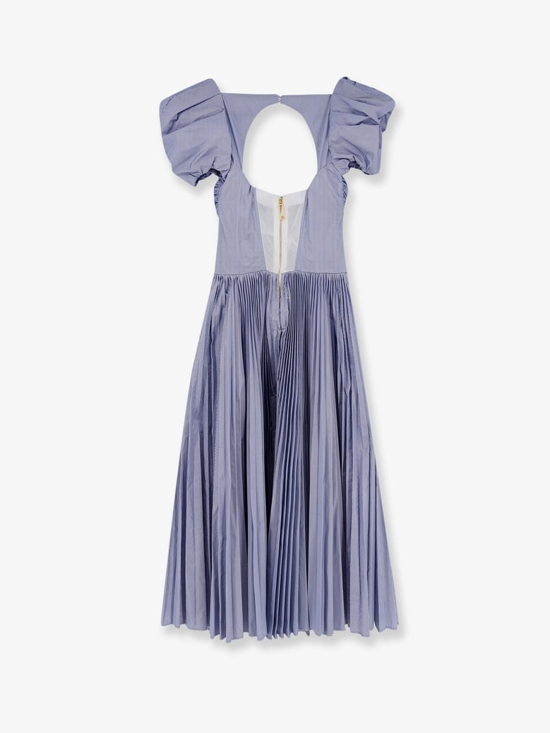 dress pleated blue by Selfnex