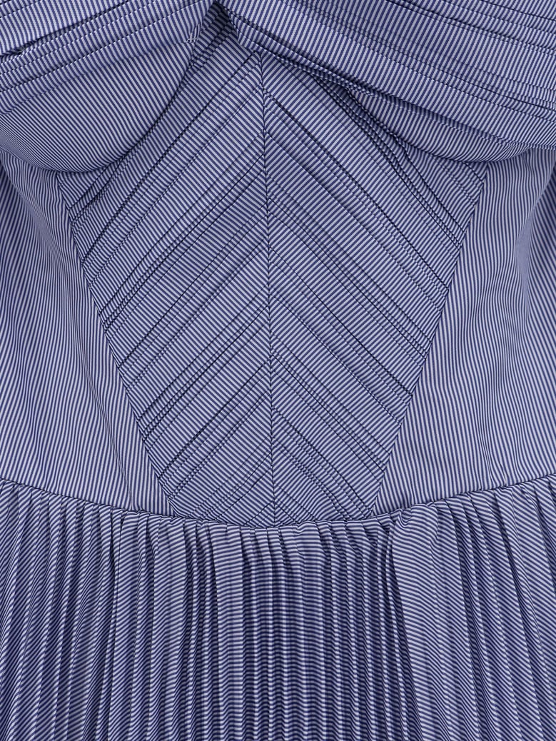 dress pleated blue by Selfnex