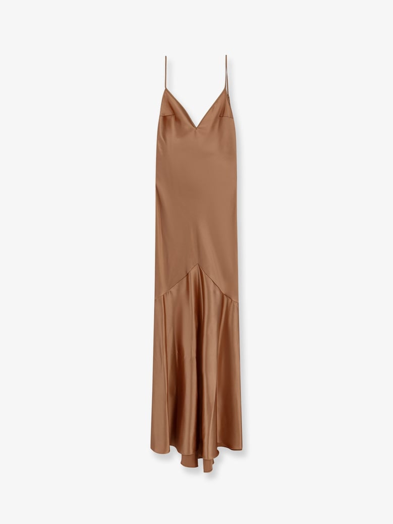 dress satin pink by Selfnex