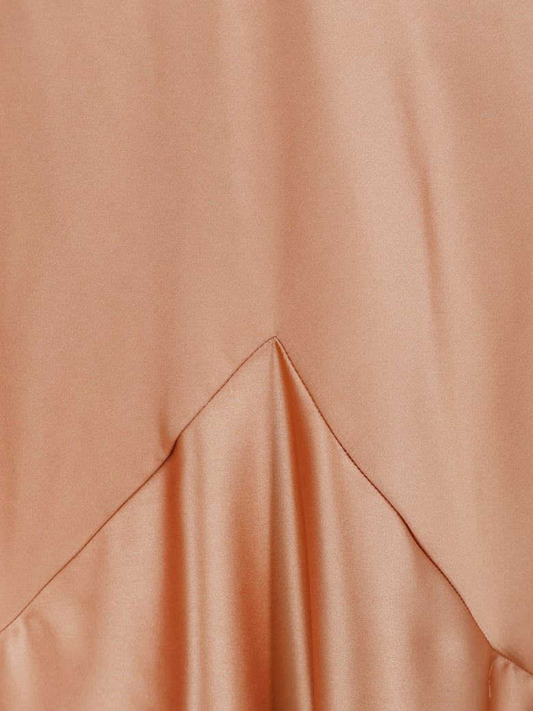 dress satin pink by Selfnex