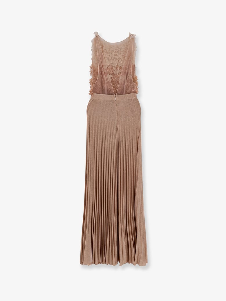 evening gown pink voile by Selfnex