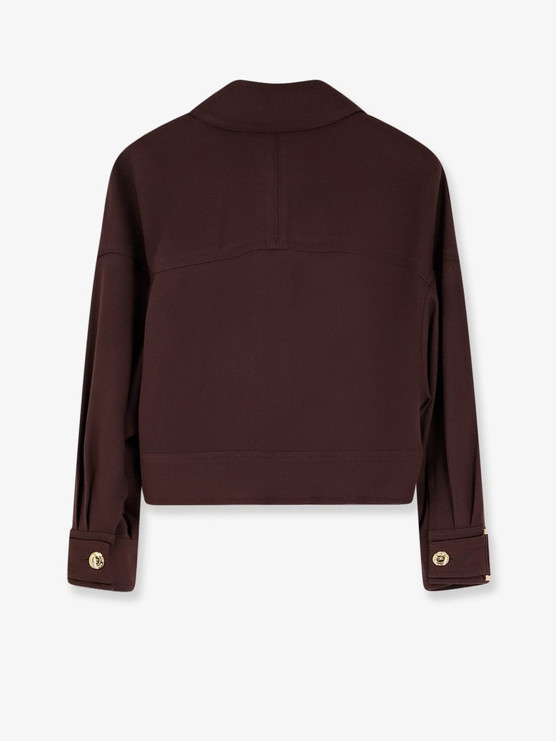 cropped viscose jacket by Selfnex